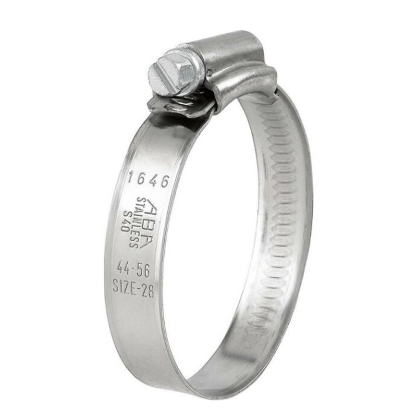 Metall-Schlauchklemme  44 - 56 mm / 12 Verinkt